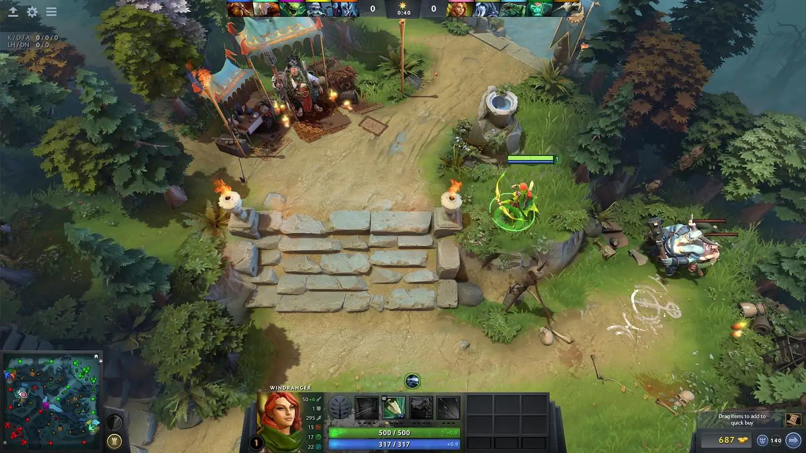 For fans of co-op strategy: Dota 2