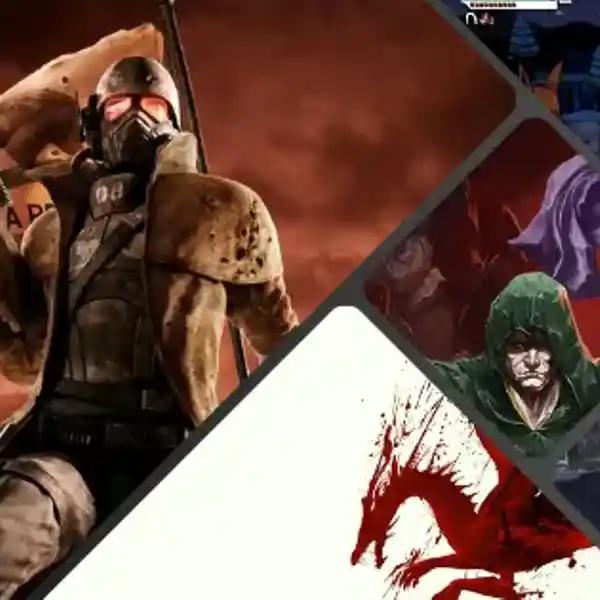 Thumbnail image showing a collage of different games like Vampire Survivors, Disco Elysium, Cassette Beasts and Fallout: New Vegas