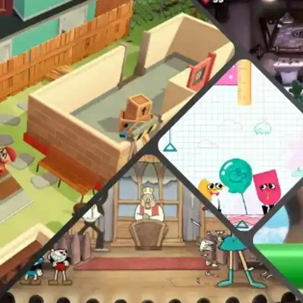 Thumbnail image showing a collage of co-op gameplay screenshots, from Moving Out 2, Mario, Luigi's Mansion 3 and more.