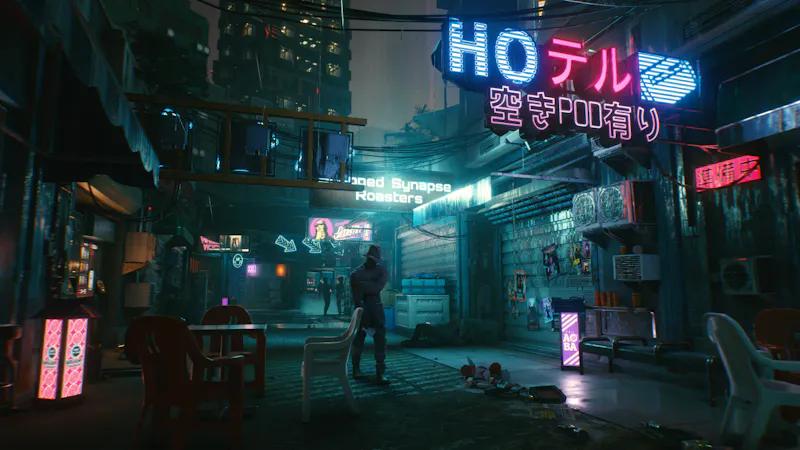 Night City from Cyberpunk 2077
