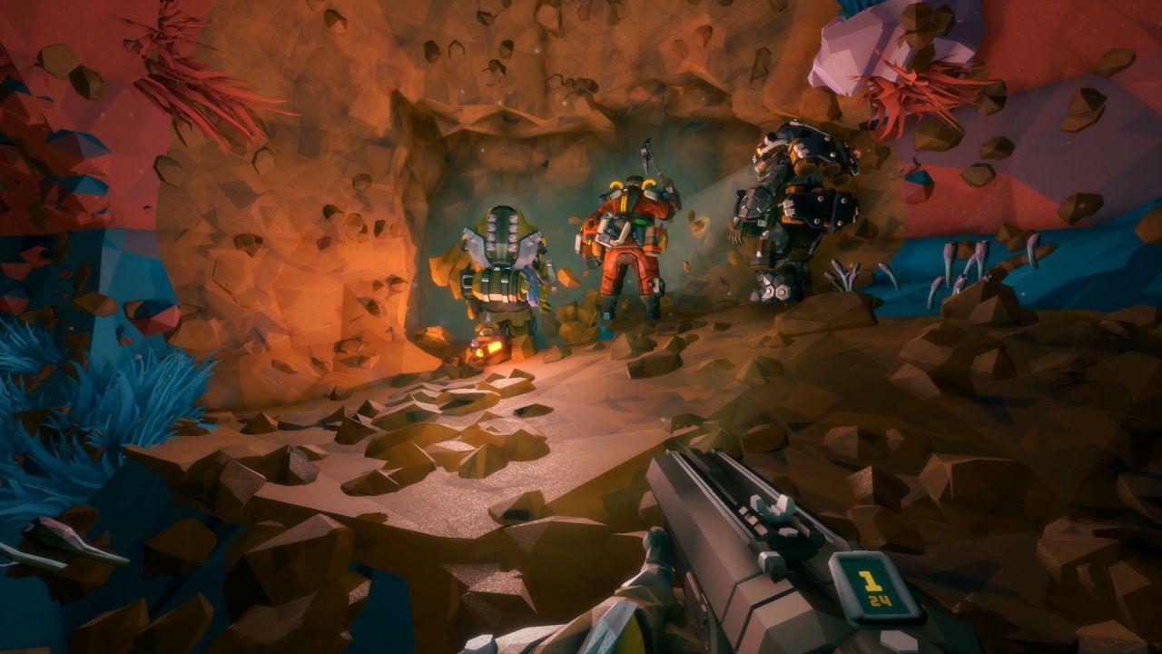 Beautifull scenes from Deep Rock Galactic