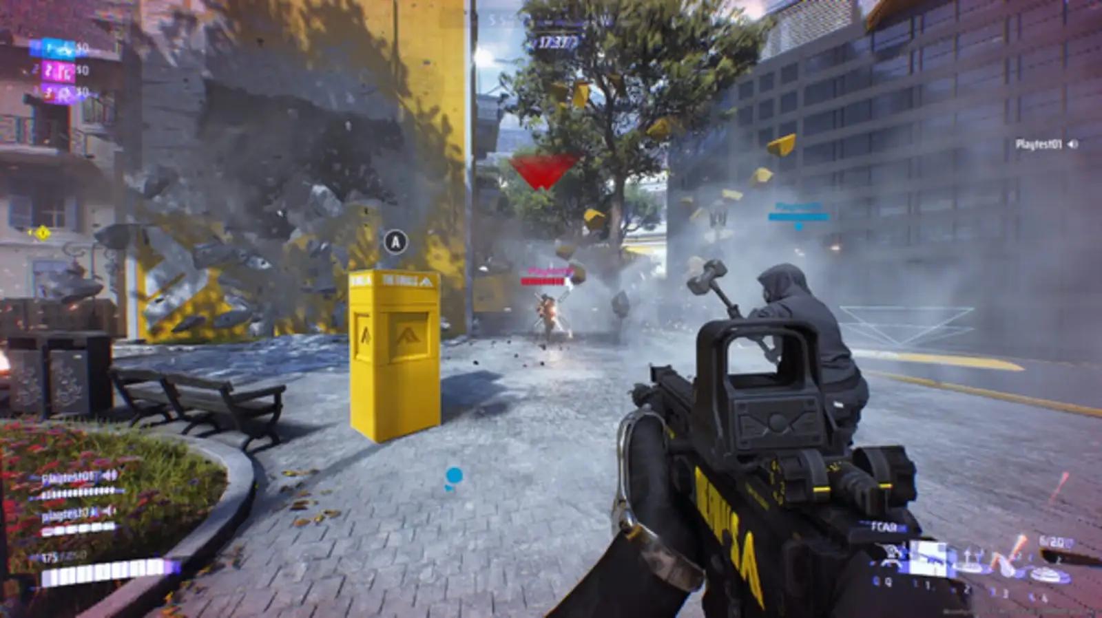 Gameplay screenshot from the Finals