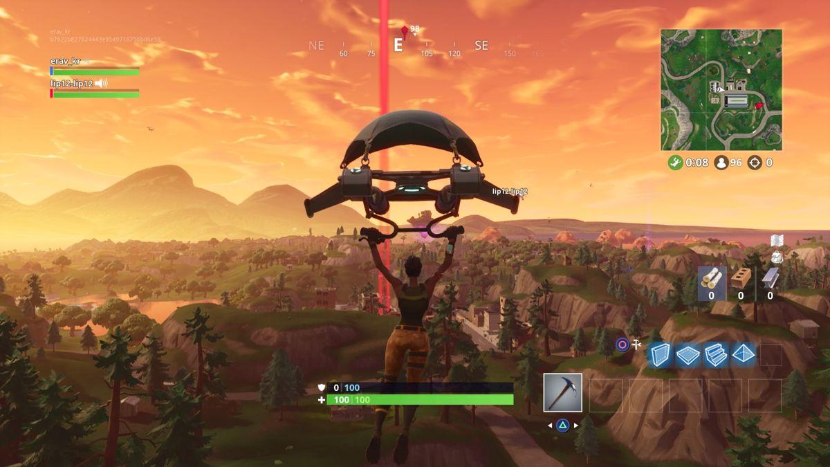 Screenshot of Fortnite gameplay