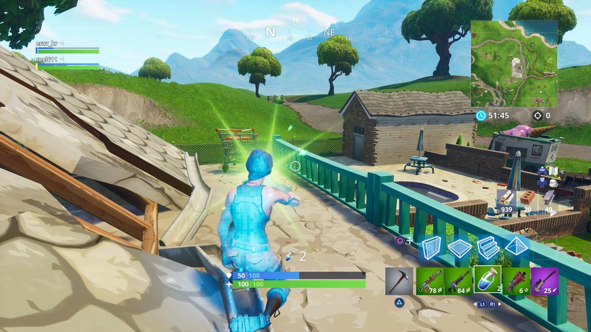 Another screenshot of Fortnite gameplay
