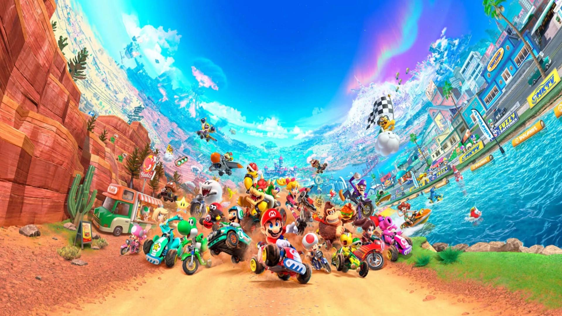 Mario Kart World cover art