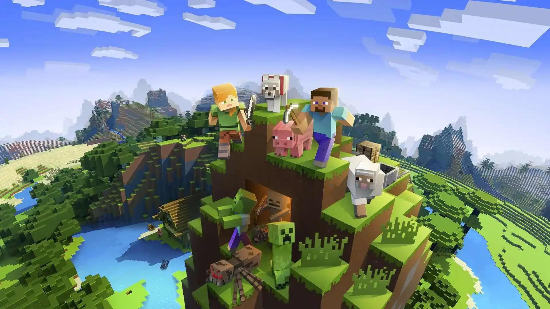 Minecraft cover art