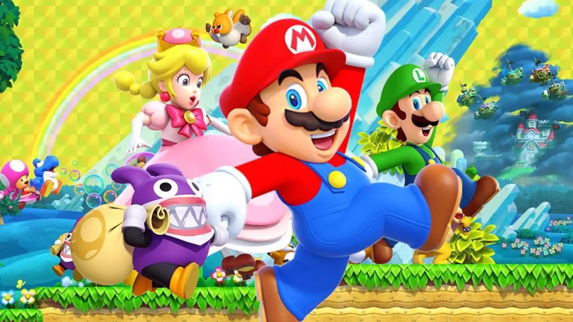 New Super Mario Bros. U Deluxe cover art