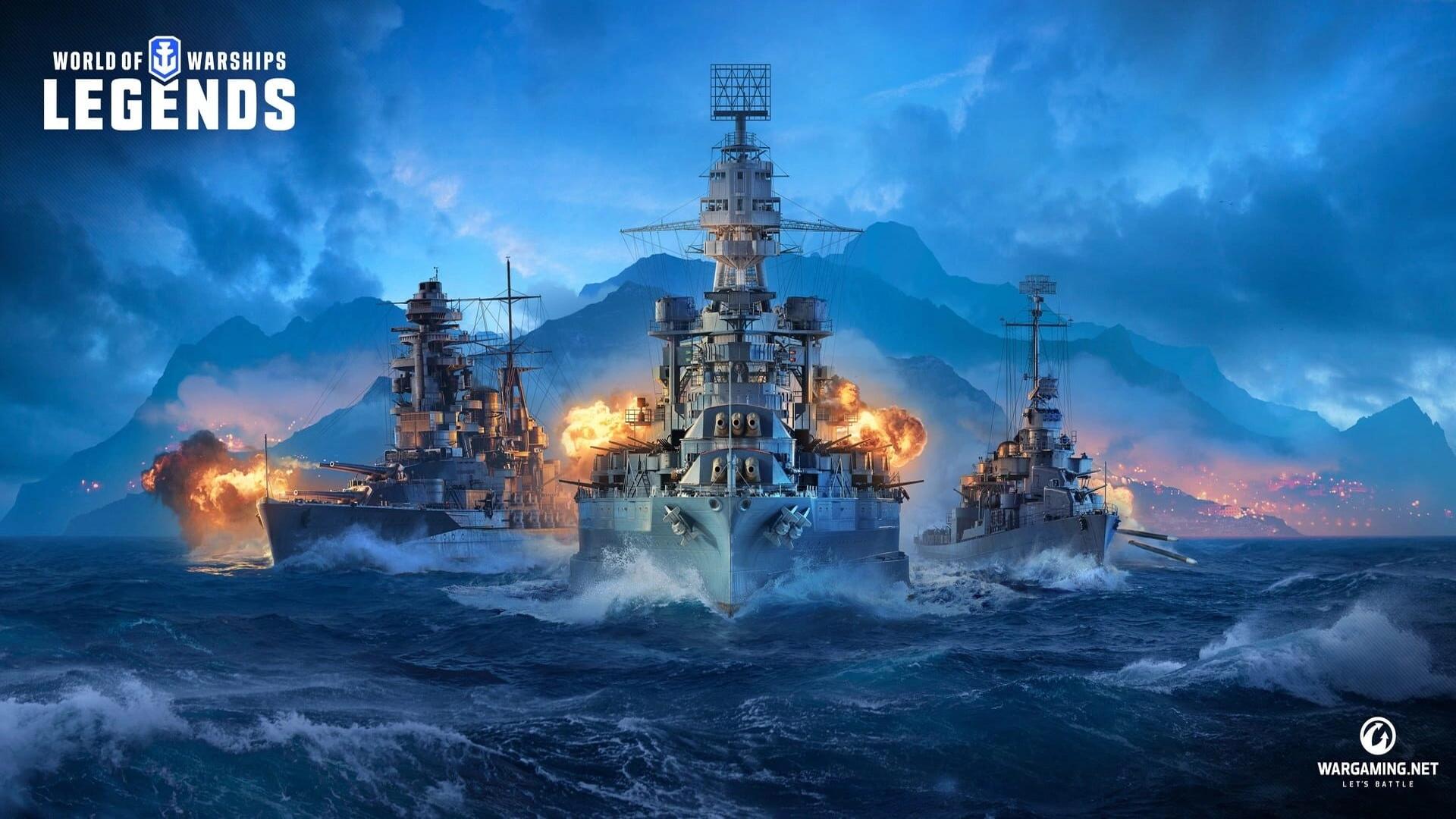 World of Warships: Legends key art