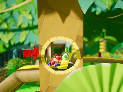 Yoshi's Crafted World - Screenshot 1 of 10