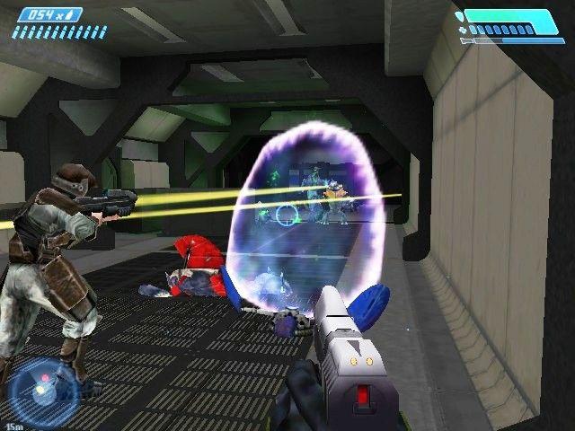 Gameplay action from Halo: Combat