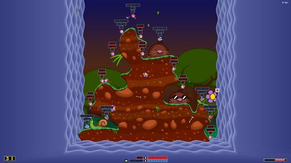 Turn based Worms like action in Hedgewars