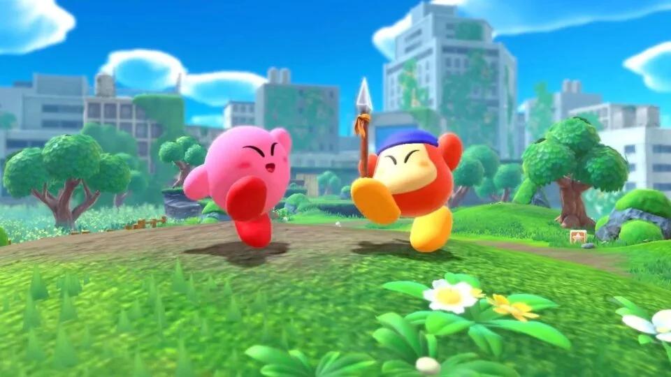 kirby and the Forgotten Land encourages cooperative play