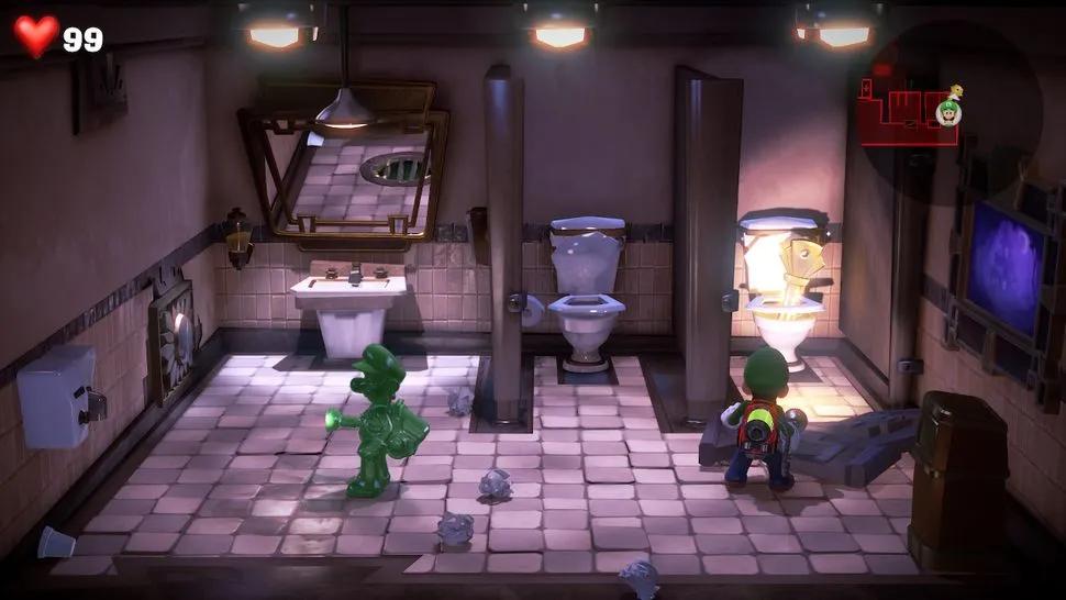 Play together as Luigi and Gooigi in Luigi's Mansion 3