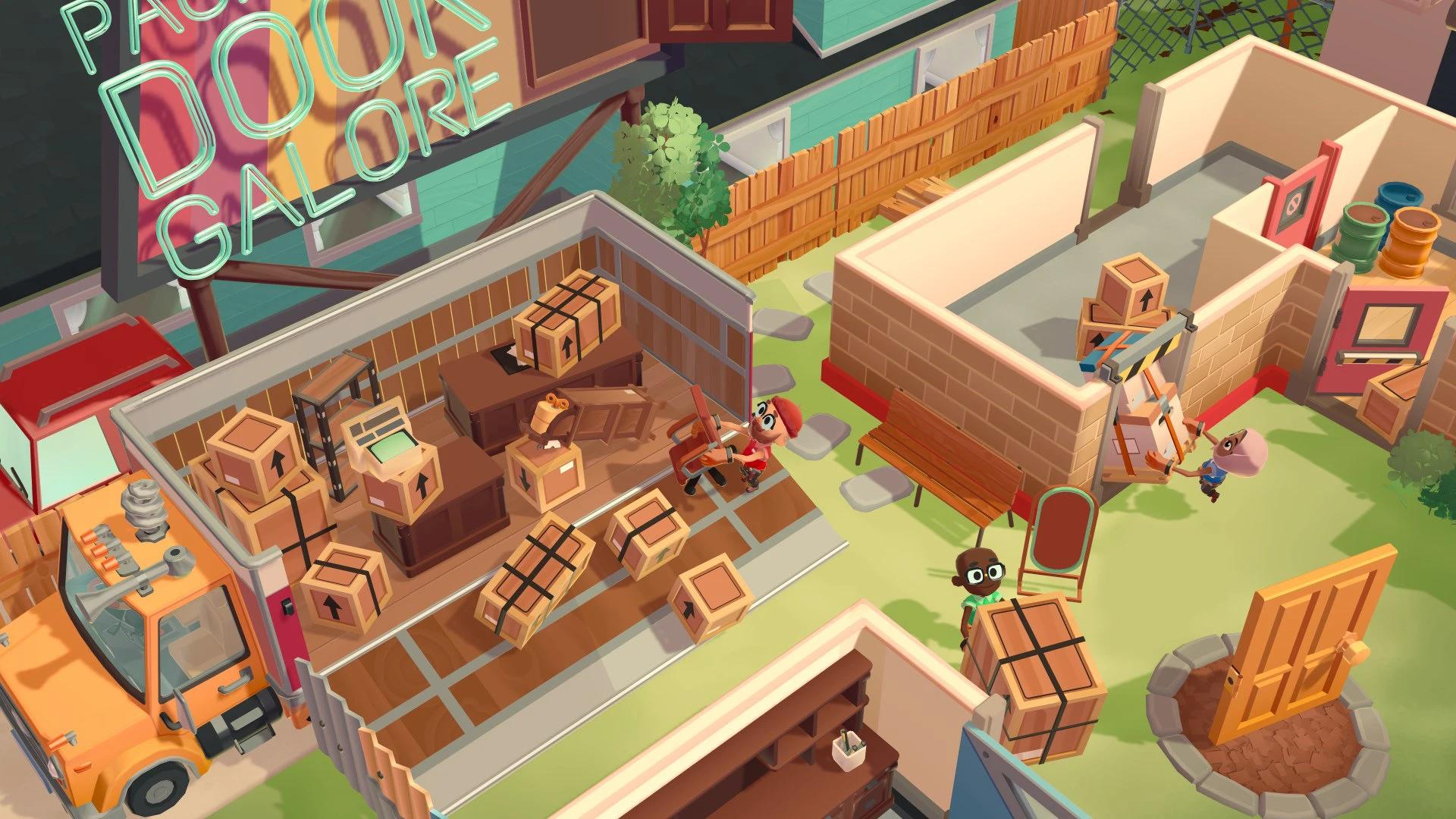 Move furniture and other stuff together in Moving Out 2