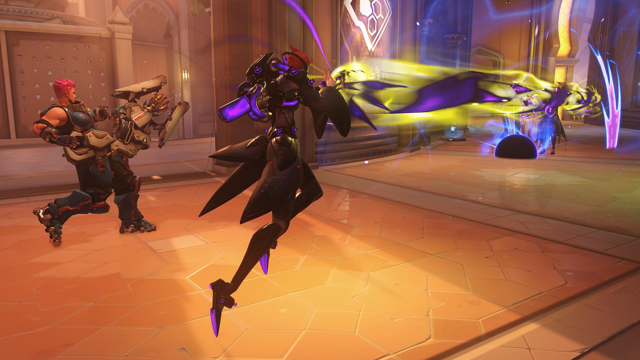 Animation scene from Overwatch 2