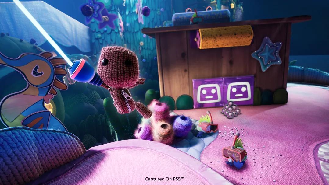 Animation screenshot of Sackboy A Big Adventure