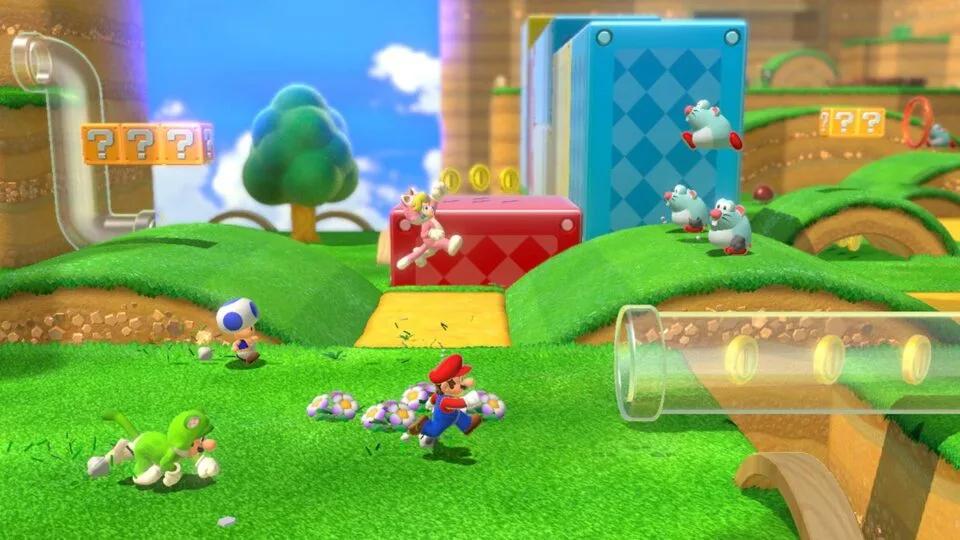 Super Mario World 3D takes up the 3th spot on our list