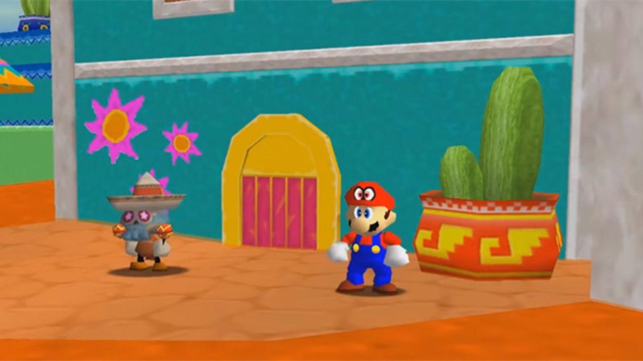 Super Mario Odyssey encourages open world exploration