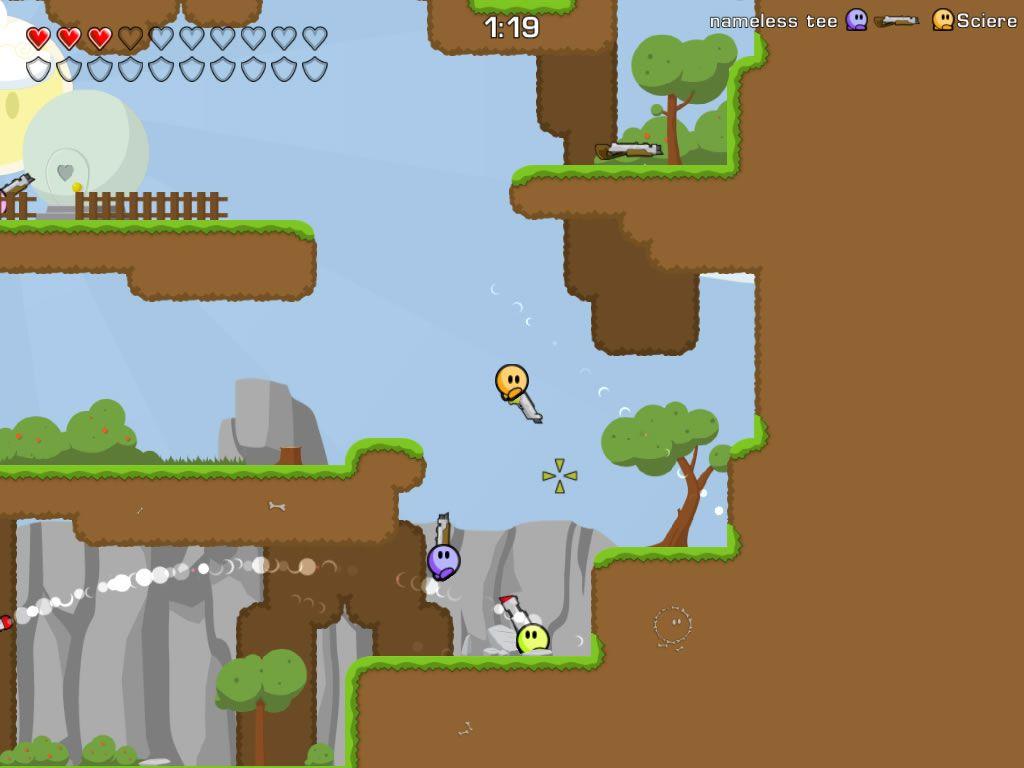 2D arena shooter Teeworld