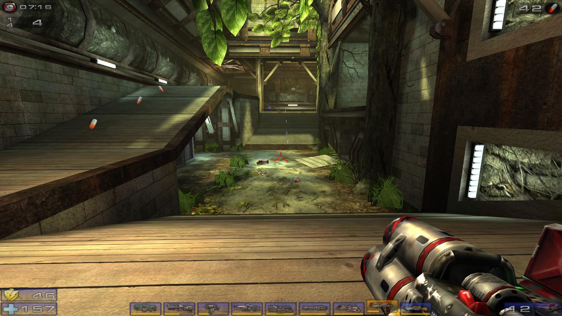 Gameplay action from Unreal Tournament