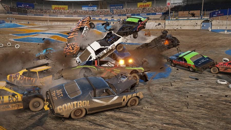 Complete and utter chaos in Wreckfest