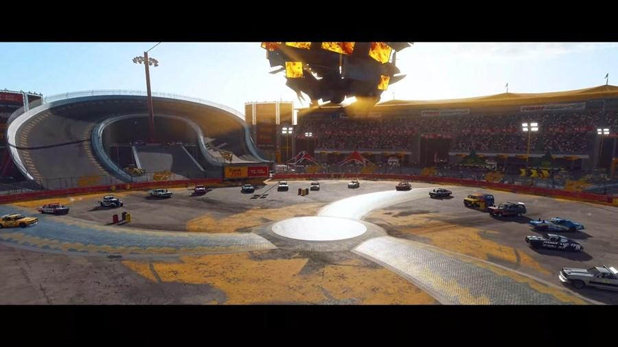 Wreckfest starting grid
