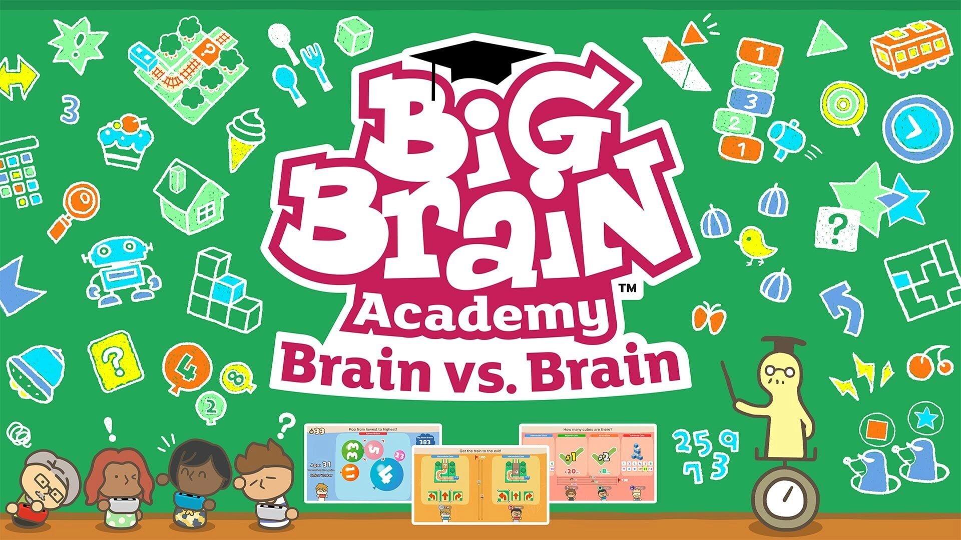 Big Brain Academy: Brain vs. Brain cover art
