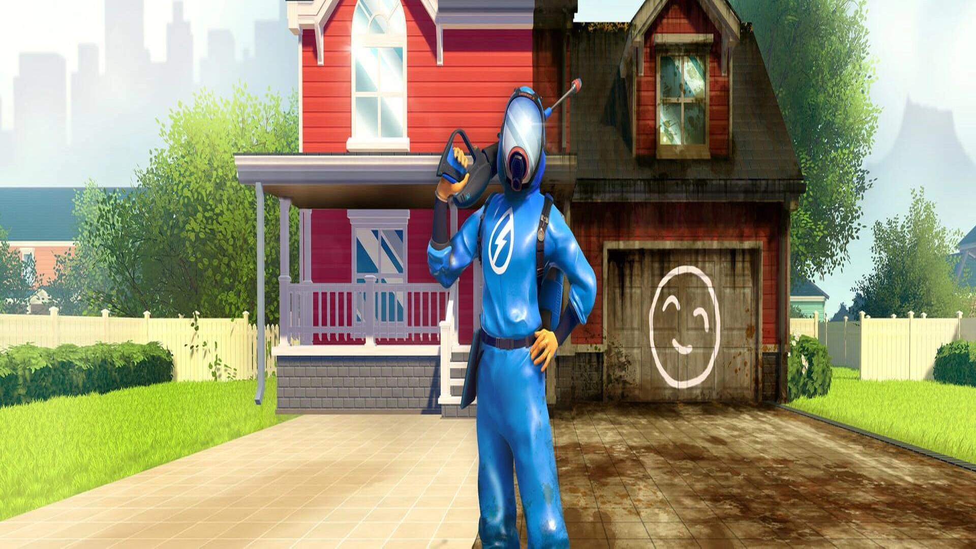PowerWash Simulator key art