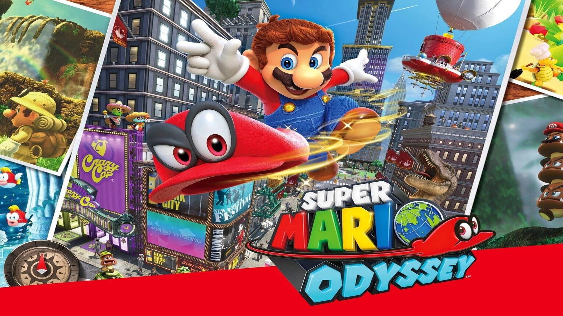 Super Mario Odyssey cover art
